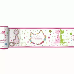 Frise, Vinyle Adhésive Catsline, L.12 Cm X L.5 M, Multicolore