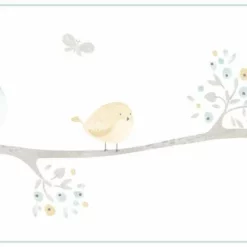 Frise Intissé My Little World Oiseau X L.5 M, Bleu