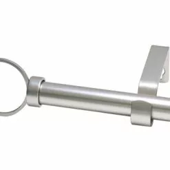 Kit De Tringle à Rideau Extensible Ellipse Diam. 16/19 Mm Argent Mat 120/210 Cm