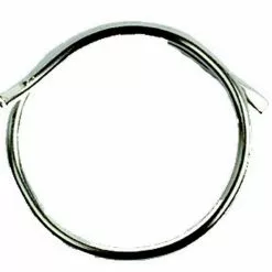 Anneaux Barre De Penderie Chromé 16 Mm Acier Gris