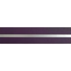 Galon, Vinyle Expansé Adhésive Liseret Argent, L.4 Cm X L.10 M, Violet