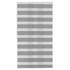 Panneau Japonais Dual, Gris Clair, H.250 X L.50 Cm
