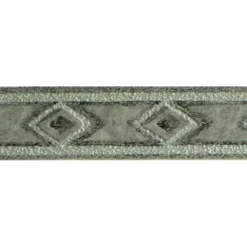 Galon, Vinyle Expansé Adhésive Losange, L.3.5 Cm X L.10 M, Argent