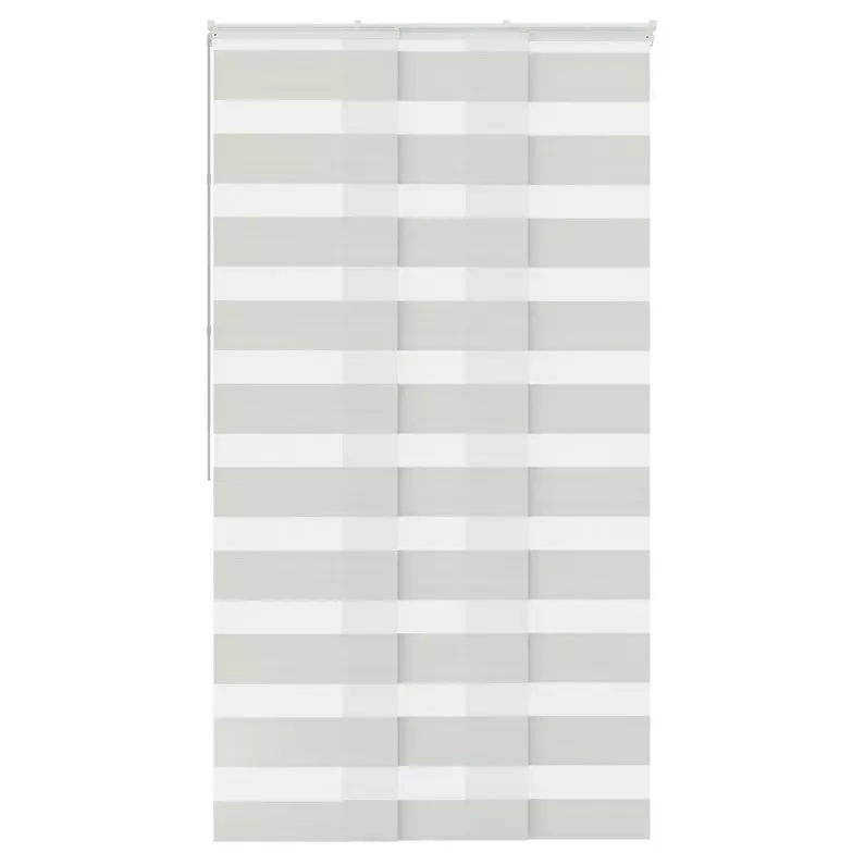 Panneau Japonais Lurex, Blanc, H.250 X L.50 Cm 3 Panneau Japonais Lurex, Blanc, H.250 X L.50 Cm