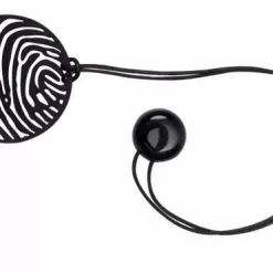 Embrasse Aimantée Zèbre, Noir