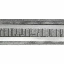 Galon, Vinyle Expansé Adhésive Pierre, L.3.5 Cm X L.10 M, Gris