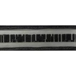 Galon, Vinyle Expansé Adhésive Aspect Brique, L.3.5 Cm X L.10 M, Noir