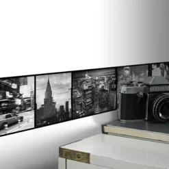 Frise Vinyle Adhésive New York L.5 M X L.15 Cm