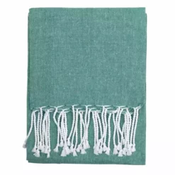 Plaid Santorin, Vert L.120 X L.150 Cm