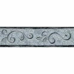 Galon Adhésive Arabesque, L.3.5 Cm X L.10 M, Argent