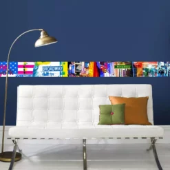 Frise Vinyle Adhésive Broadway L.5 M X L.15 Cm