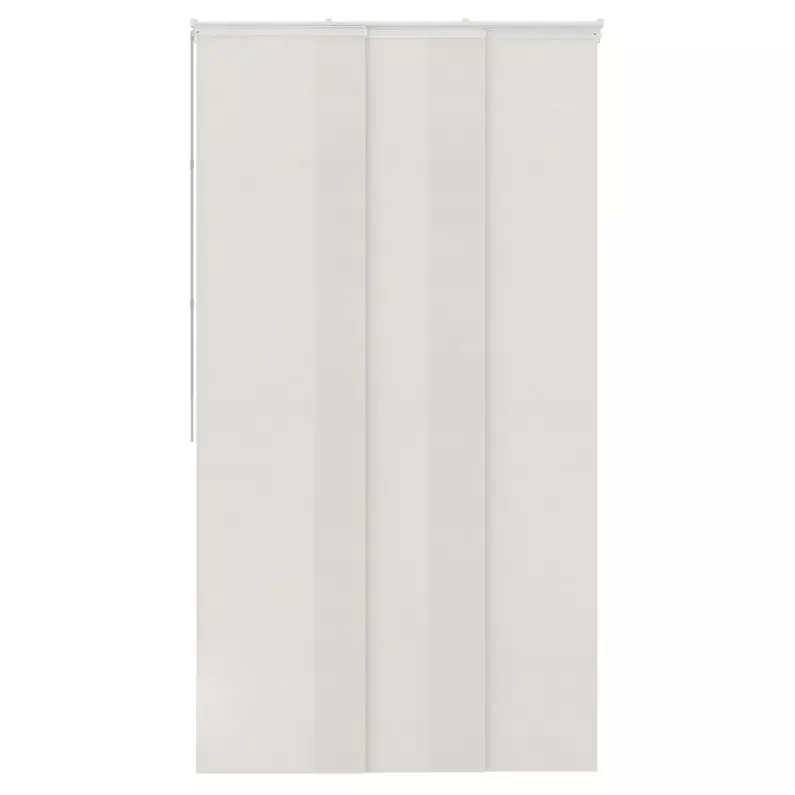 Panneau Japonais Uni, Blanc, H.250 X L.50 Cm 3 Panneau Japonais Uni, Blanc, H.250 X L.50 Cm