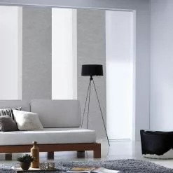 Panneau Japonais Loft, Gris, H.250 X L.50 Cm