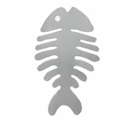 Embrasse Aimantée Aimant Poisson Argent, Argent