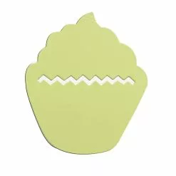 Embrasse Aimantée Cupcake, Vert