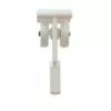 Lot De 8 Suspendeurs En Plastique Blanc Classic Rail, L.1.5 Cm -Frise murale Soldes 3 264