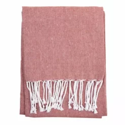 Plaid Santorin, Terracotta L.120 X L.150 Cm