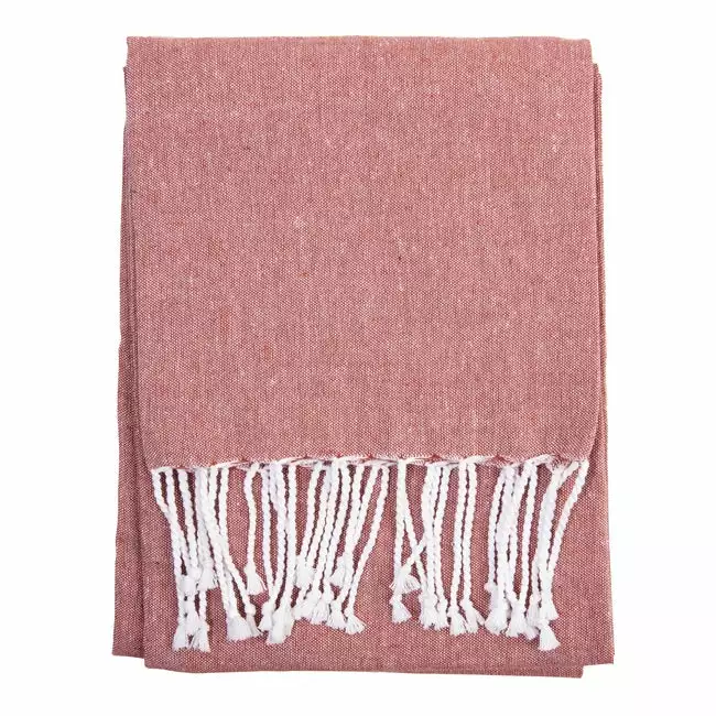 Plaid Santorin, Terracotta L.120 X L.150 Cm 3 Plaid Santorin, Terracotta L.120 X L.150 Cm