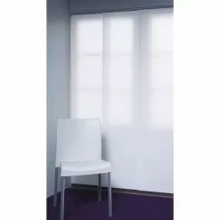 Panneau Japonais , Blanc-blanc N°0, H.250 X L.50 Cm