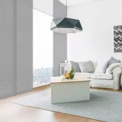 Panneau Japonais Mesh, Gris Foncé, H.250 X L.50 Cm