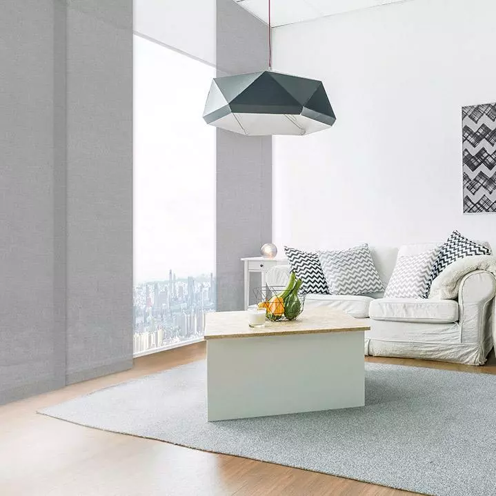 Panneau Japonais Mesh, Gris Foncé, H.250 X L.50 Cm 3 Panneau Japonais Mesh, Gris Foncé, H.250 X L.50 Cm