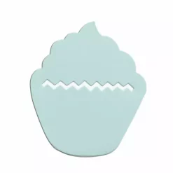 Embrasse Aimantée Cupcake, Bleu
