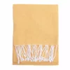 Plaid Santorin, Jaune Moutarde L.120 X L.150 Cm -Frise murale Soldes 4 263