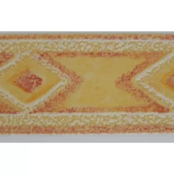 Galon, Vinyle Adhésive Losange, L.3.5 Cm X L.10 M, Orange