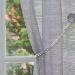 Cordon Viscose Pour Voilage Dia. 6mm, Blanc