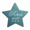 Fleur Sur Pince Pince Etoile Rêves Gris, Gris -Frise murale Soldes 5 183
