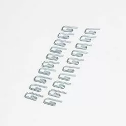 Lot De 20 Crochets En Métal Gris Extens, L.14 Cm