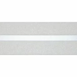 Galon, Vinyle Expansé Adhésive Liseret Argent, L.4 Cm X L.10 M, Blanc