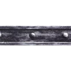 Galon, Vinyle Expansé Adhésive Aspect Métal, L.3.5 Cm X L.10 M, Gris