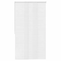 Panneau Japonais Voile Stripe, Blanc, H.250 X L.50 Cm