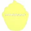 Embrasse Aimantée Aimant Métal Cupcake, Jaune -Frise murale Soldes 6 171