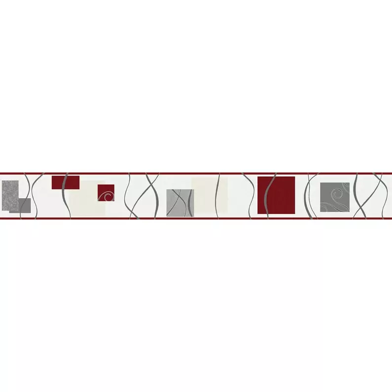 Frise, Papier Intissé Quirck, L.12 Cm X L.5 M 3 Frise, Papier Intissé Quirck, L.12 Cm X L.5 M