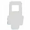 Lot De 2 Stoppeurs En Plastique Blanc Astuce Rail, L.1.5 Cm -Frise murale Soldes 7 177