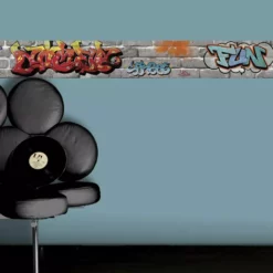 Frise Vinyle Adhésive Tag L.5 M X L.15 Cm