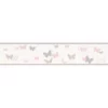 Frise, Vinyle Intissé Kids 4 Papillon Parme, L.13 Cm X L.5 M, Parme & Rose -Frise murale Soldes 7 63