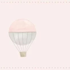 Frise Intissé My Little World Montgolfière, L.11.7 Cm X L.5 M, Rose