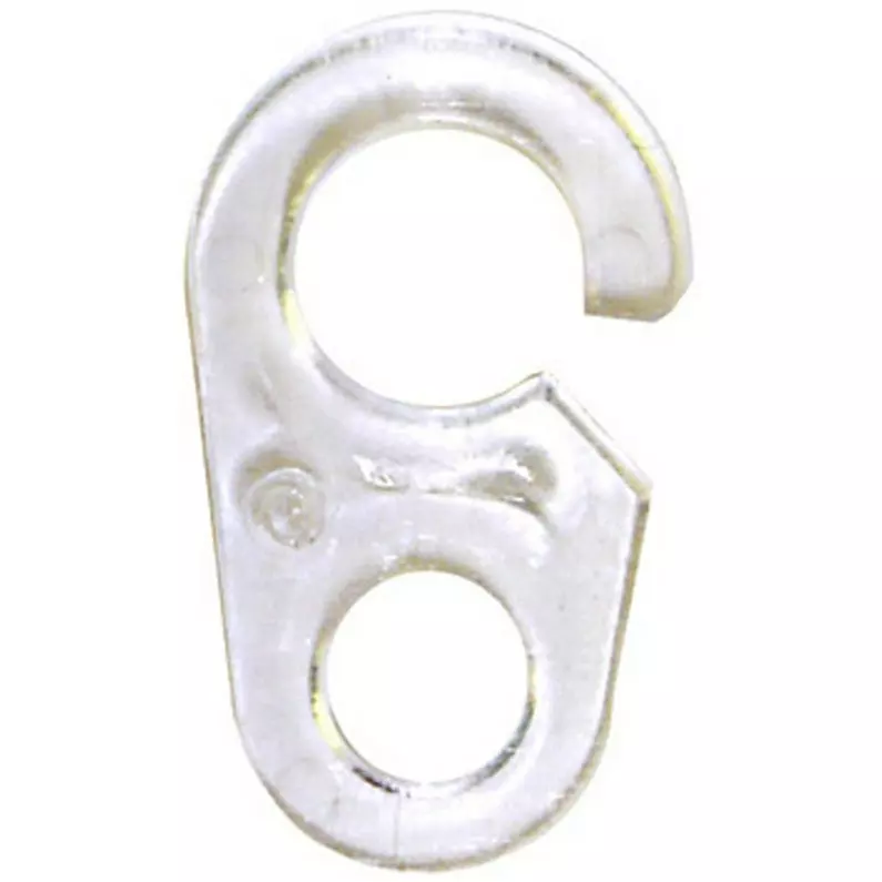 Agrafes Tringle à Rideau Design 20 Mm Plastique Transparent INSPIRE 3 Agrafes Tringle à Rideau Design 20 Mm Plastique Transparent INSPIRE