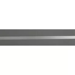 Galon, Vinyle Expansé Adhésive Liseret Argent, L.4 Cm X L.10 M, Gris