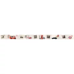 Frise, Vinyle Adhésive London Vintage, L.15 Cm X L.5 M