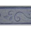 Galon, Vinyle Adhésive Volute, L.3.5 Cm X L.10 M, Bleu