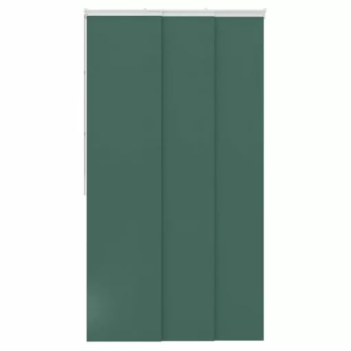 Panneau Japonais Uni, Vert Laguna, H.250 X L.50 Cm -Frise murale Soldes 9 63