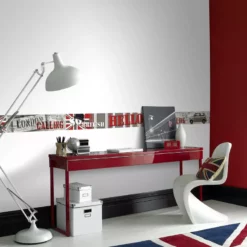 Frise Vinyle Adhésive London Travel L.5 M X L.15 Cm