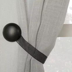 Embrasse Aimantée Voile, Noir