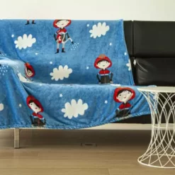 Plaid Freddy Fireboy Flanelle, Multicolore L.130 X L.160 Cm